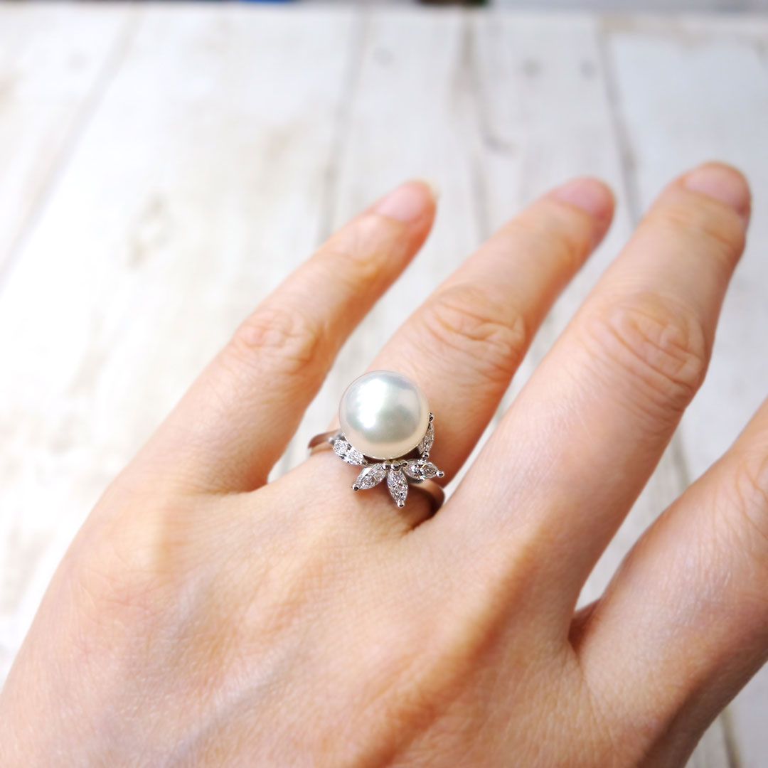 南洋白蝶真珠 リング（指輪） ｜ RP00792