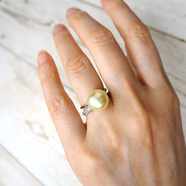 南洋白蝶真珠 リング（指輪） ｜ RP00906