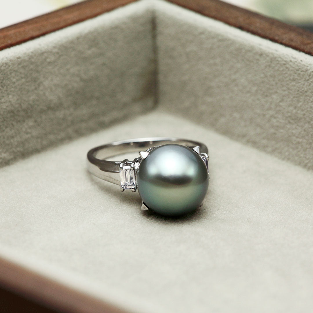 タヒチ黒蝶真珠 リング（指輪） ｜ RP00947