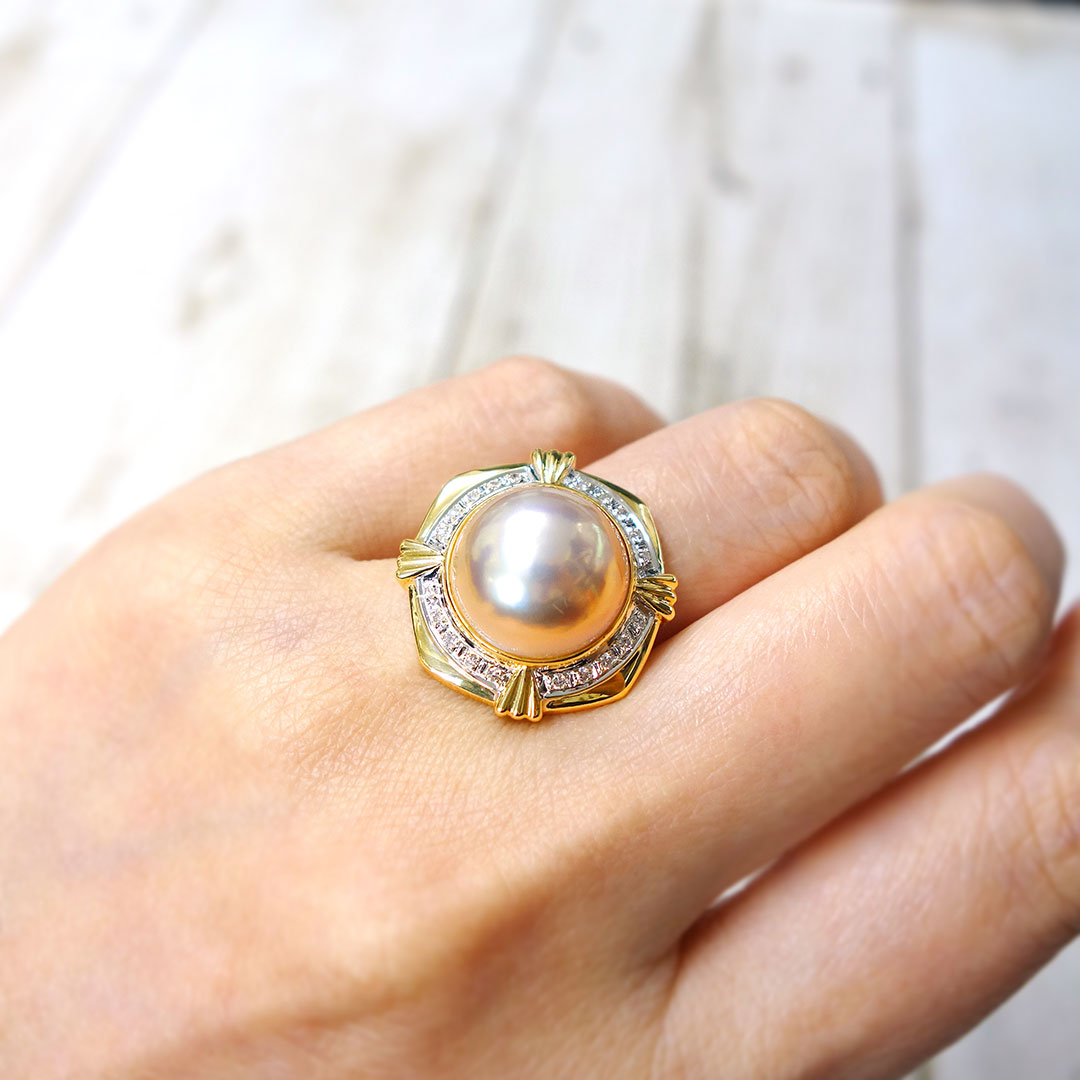 <tc>Mabe Pearl Ring ｜ RP01004</tc>