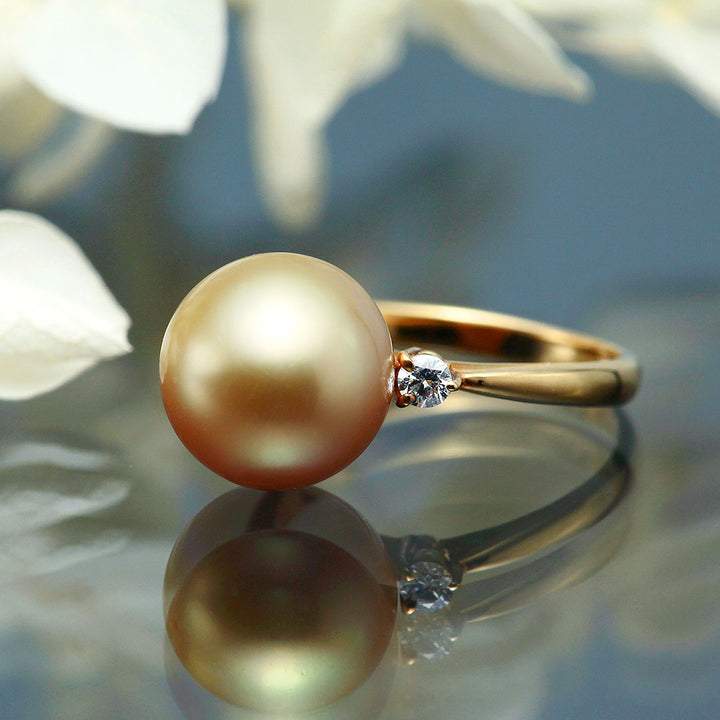 ゴールデンパール リング（指輪） ｜ RP01008