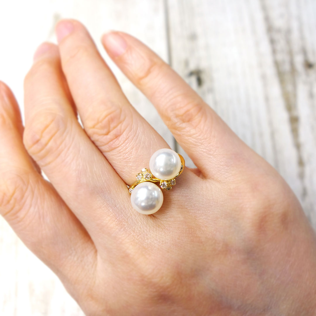 Akoya pearl ring | RP01021