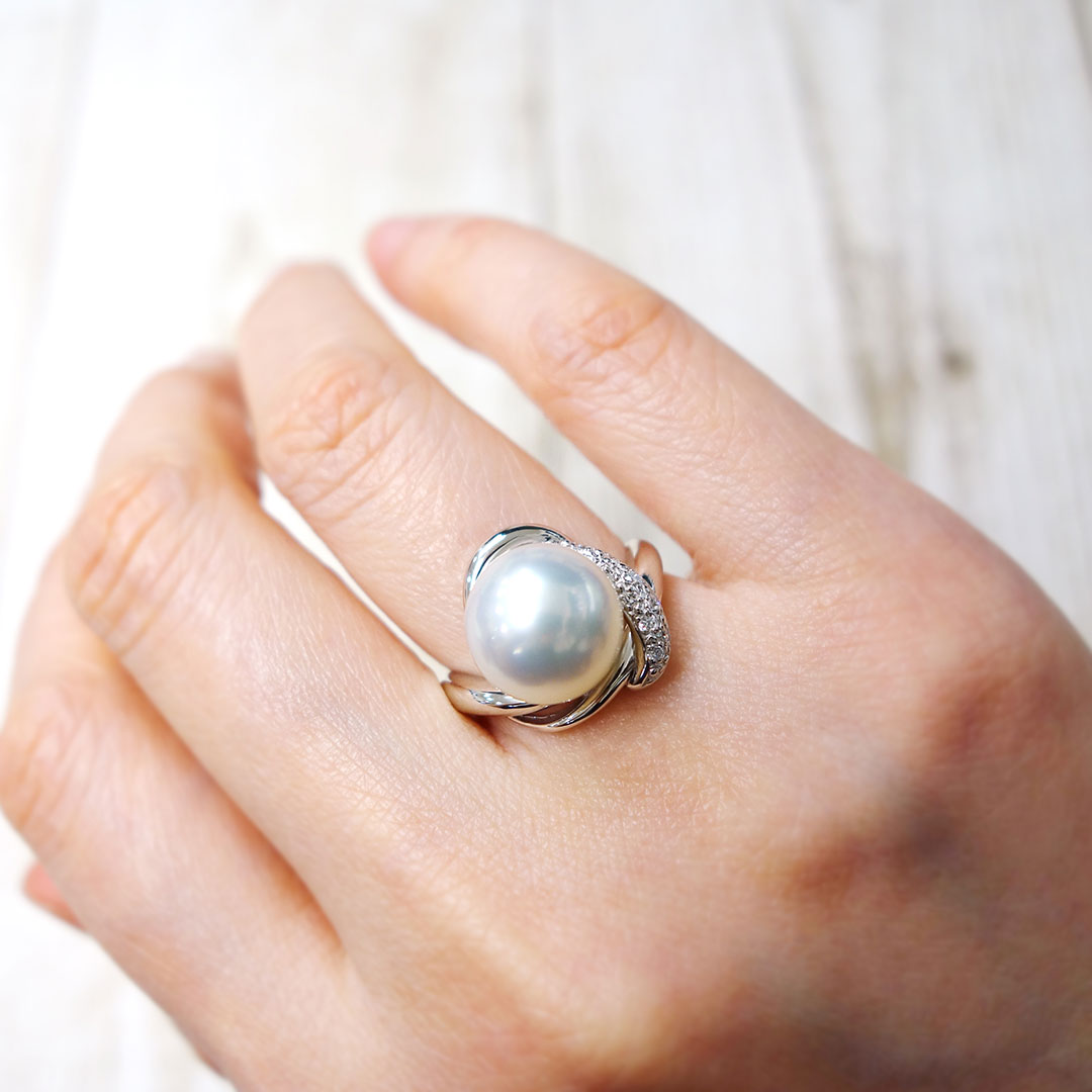 南洋白蝶真珠 リング（指輪） ｜ RP01024