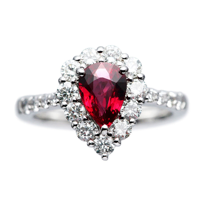 Unheated ruby ​​ring (ring) ｜ RR00775