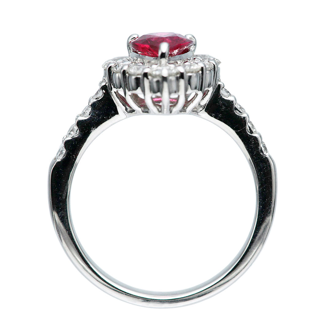 Unheated ruby ​​ring (ring) ｜ RR00775