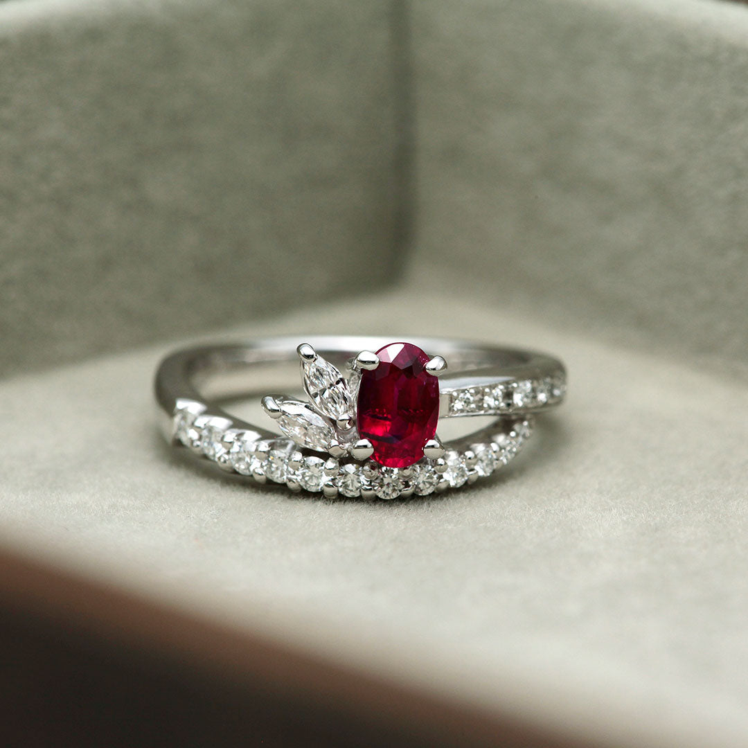 Unheated ruby ​​(from Myanmar) ring ｜ RR01263