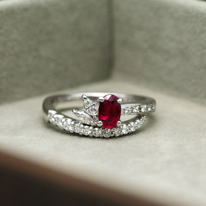 Unheated ruby ​​(from Myanmar) ring ｜ RR01263
