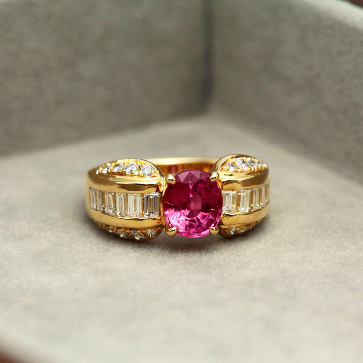 Pink Sapphire Ring | RS00672