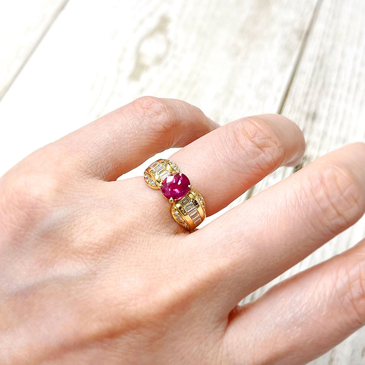 Pink Sapphire Ring | RS00672