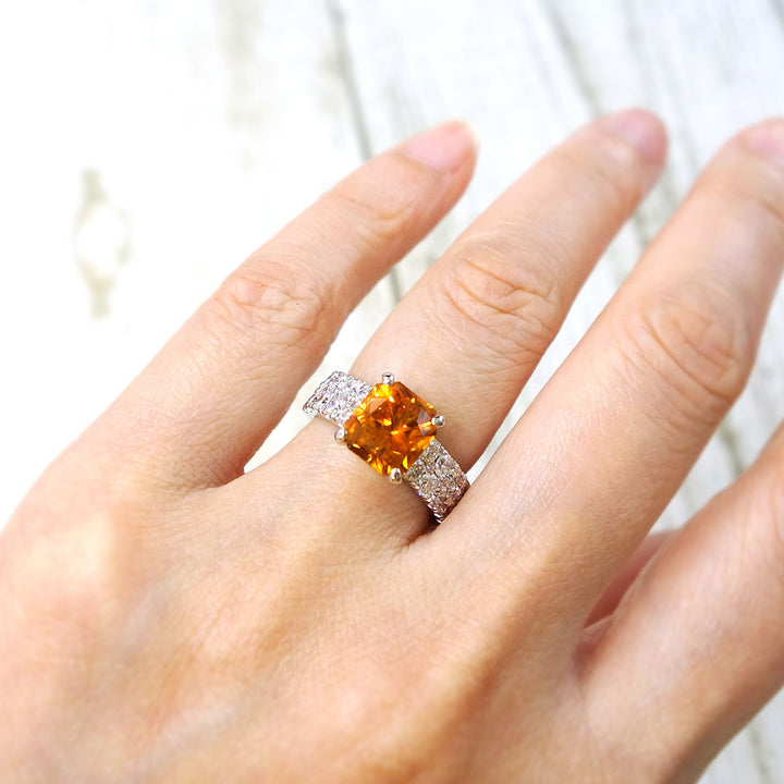 ゴールデンサファイア リング（指輪） ｜ RS00683