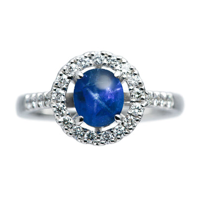 Star sapphire ring | RS00796