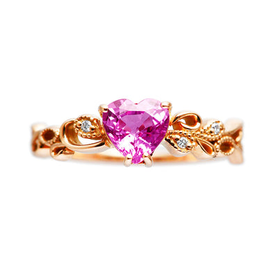 <tc>Pink Sapphire Ring ｜ RS00799</tc>