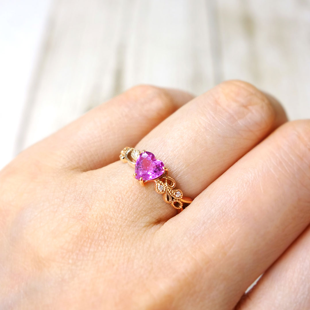 <tc>Pink Sapphire Ring ｜ RS00799</tc>