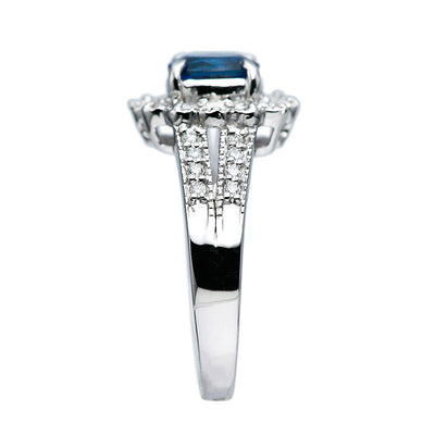 Cornflower Sapphire Ring | RS00804