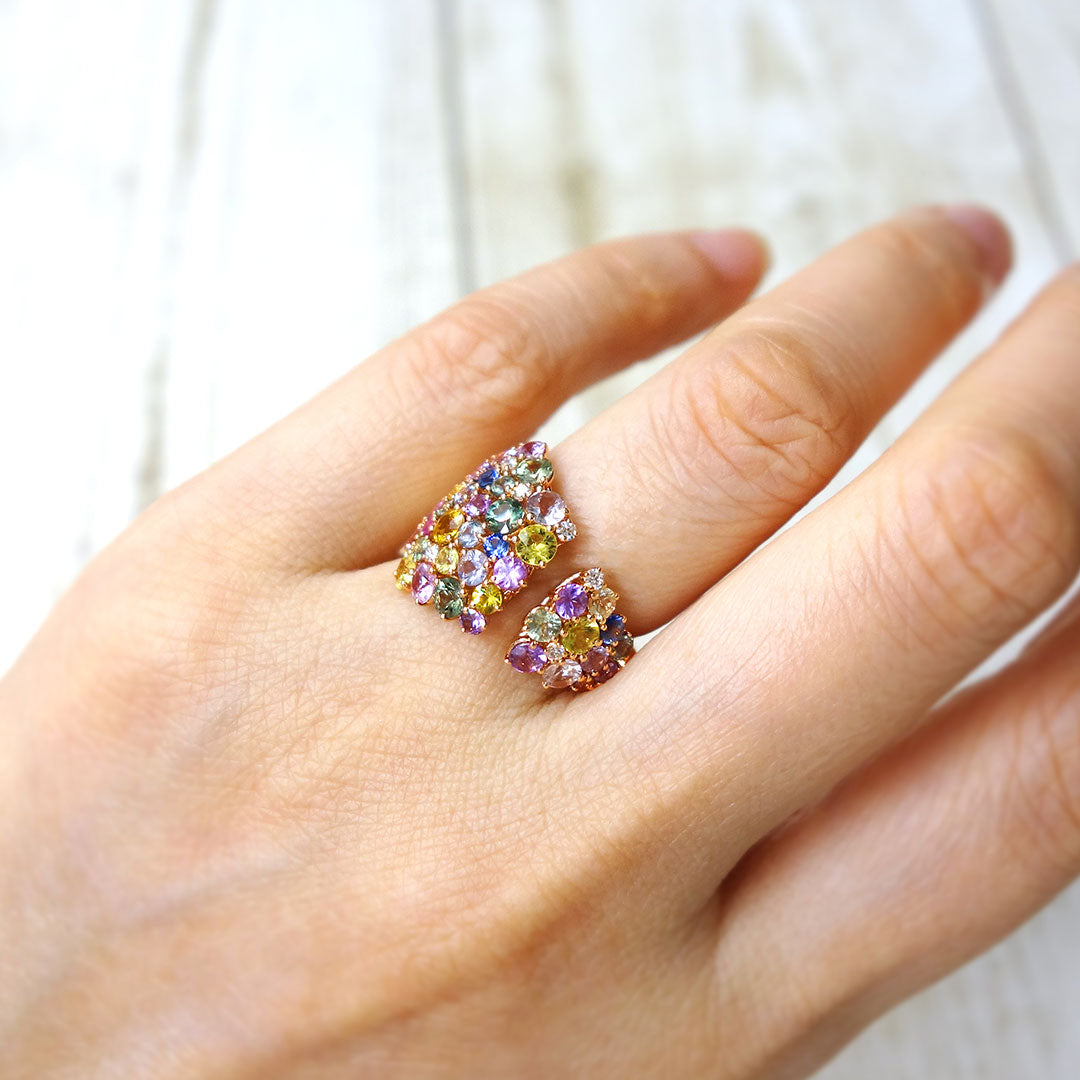 Colored sapphire ring | RS00817