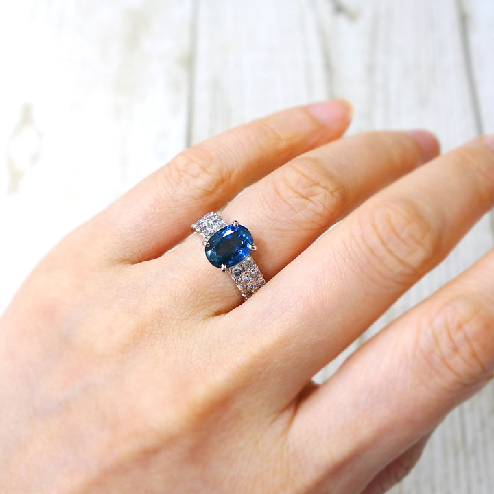 サファイア リング（指輪） ｜ RS00818 – 大阪心斎橋 宝寿堂