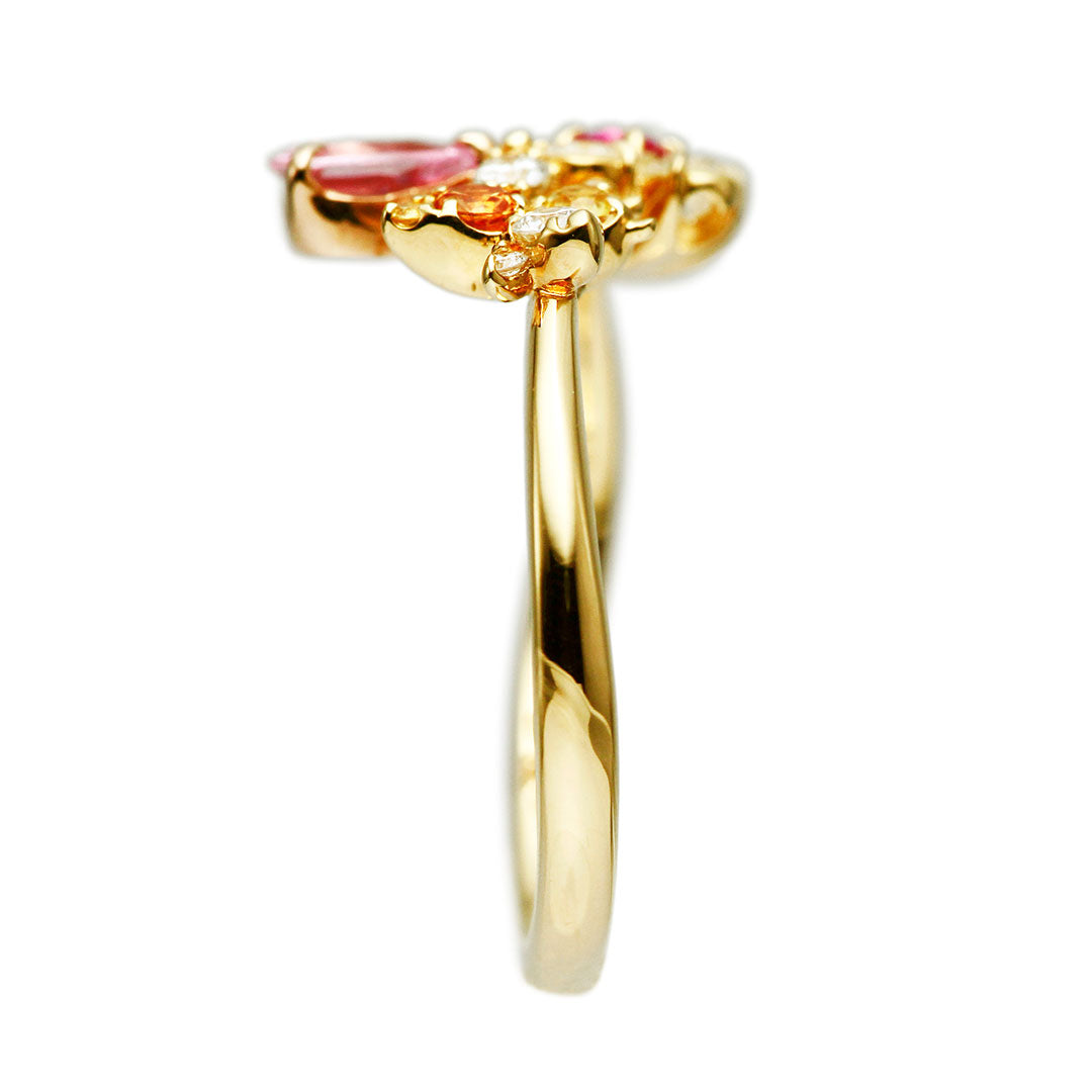 Padparadscha sapphire ring | RS00821