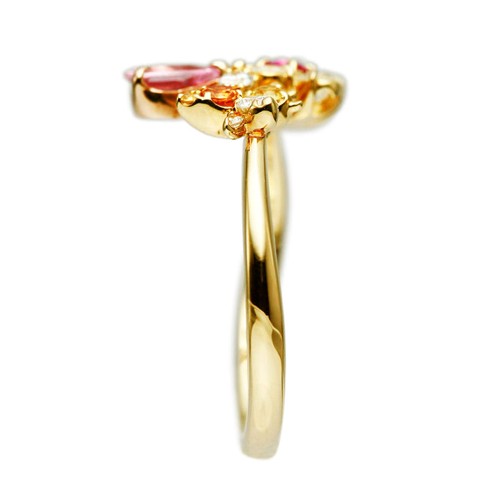 Padparadscha sapphire ring | RS00821