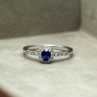 Royal Blue Sapphire Ring | RS00823
