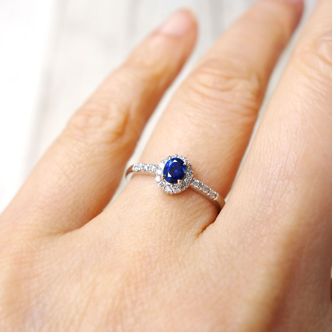 Royal Blue Sapphire Ring | RS00823