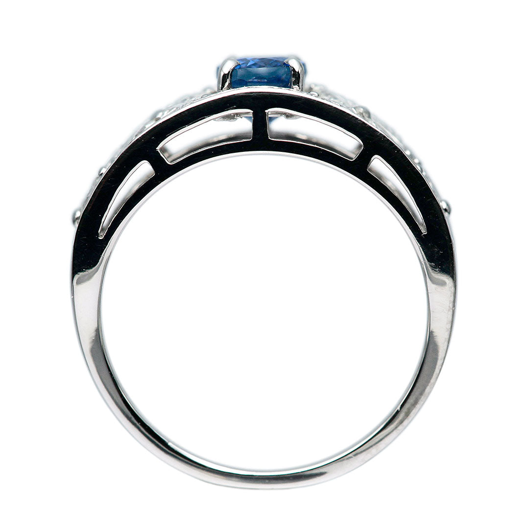 非加熱&コーンフラワーサファイア リング（指輪） ｜ RS00827