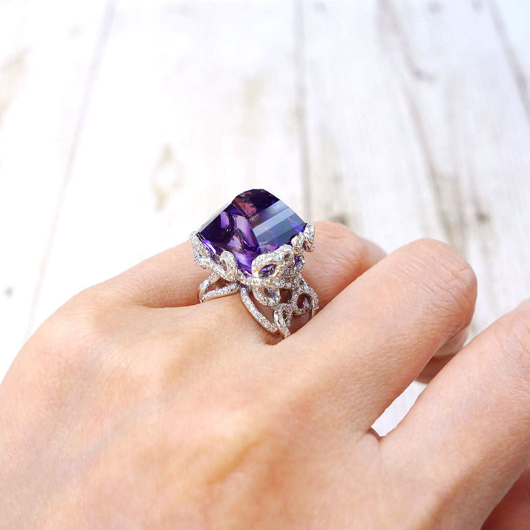 アメジスト リング（指輪） ｜ RX00959 – 大阪心斎橋 宝寿堂〈HOUJUDO〉