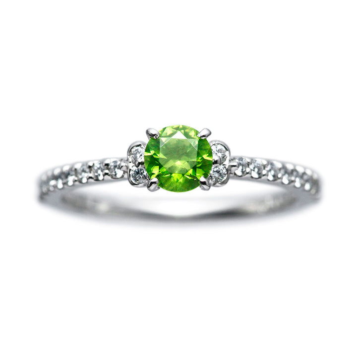 Demantoid Garnet Ring | RX01143
