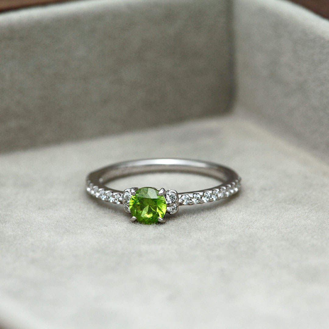 Demantoid Garnet Ring | RX01143