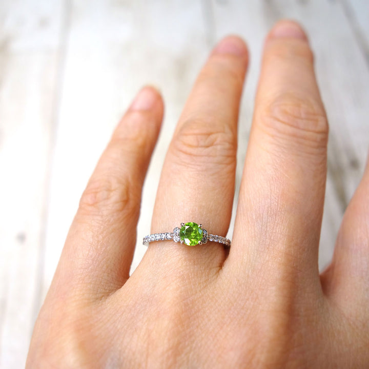 Demantoid Garnet Ring | RX01143