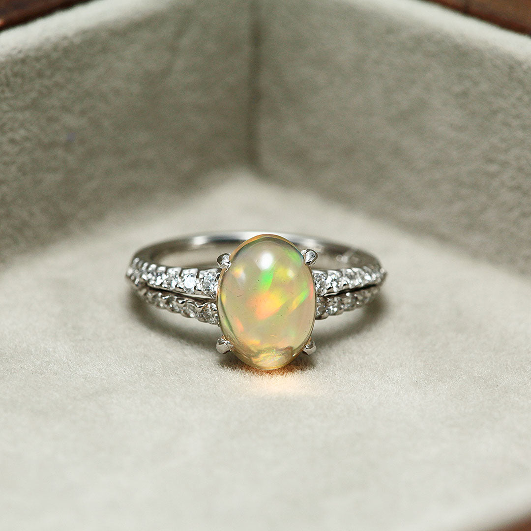 メキシコオパール リング（指輪） ｜ RX01149 – 大阪心斎橋 宝寿堂