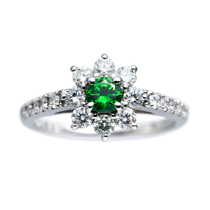 Demantoid garnet ring | RX01337