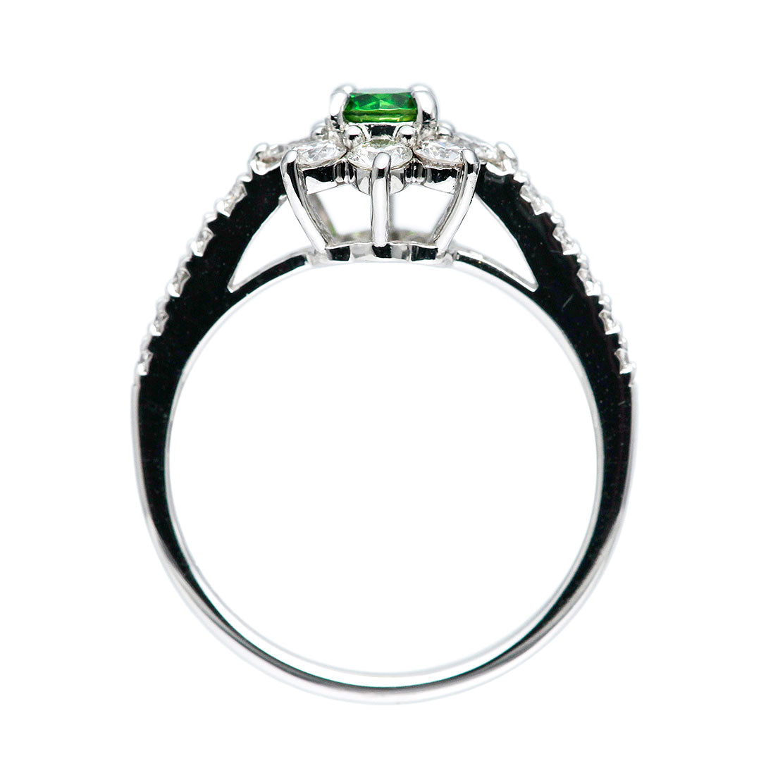 Demantoid garnet ring | RX01337
