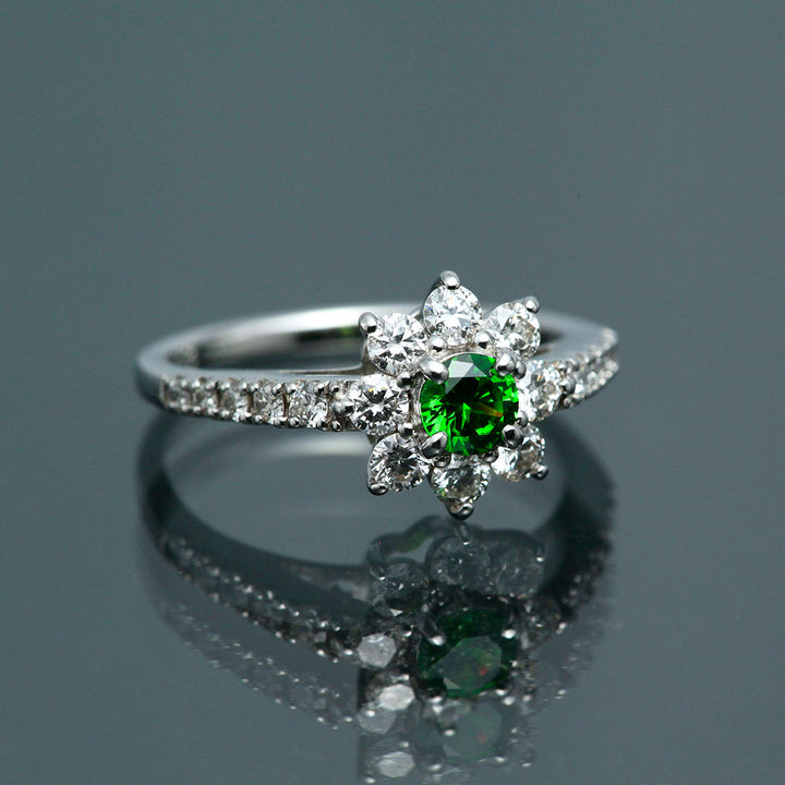Demantoid garnet ring | RX01337