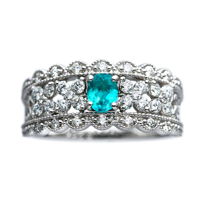 Paraiba tourmaline ring | RX01344