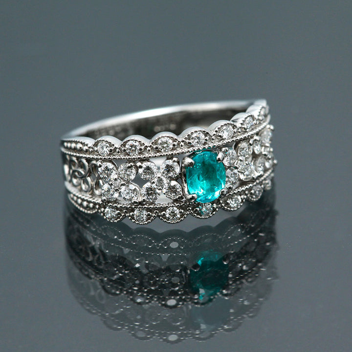 Paraiba tourmaline ring | RX01344