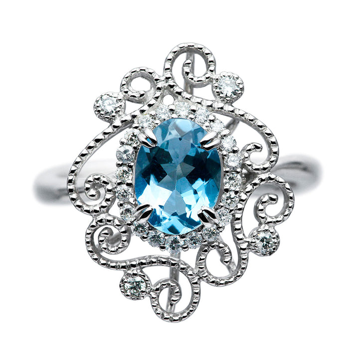 Aquamarine ring | RX01373