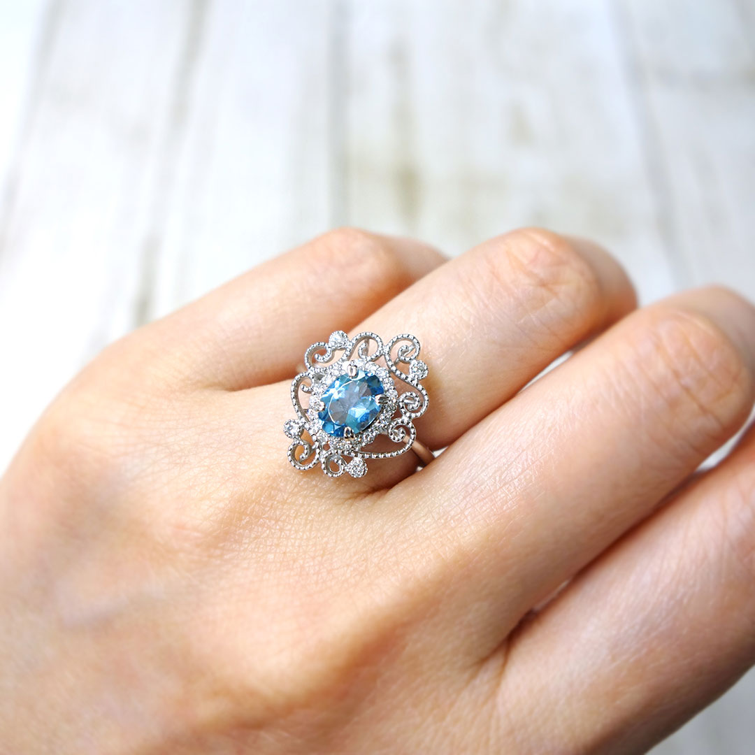 Aquamarine ring | RX01373