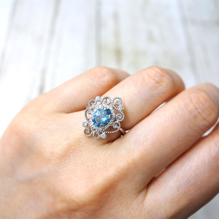 Aquamarine ring | RX01373