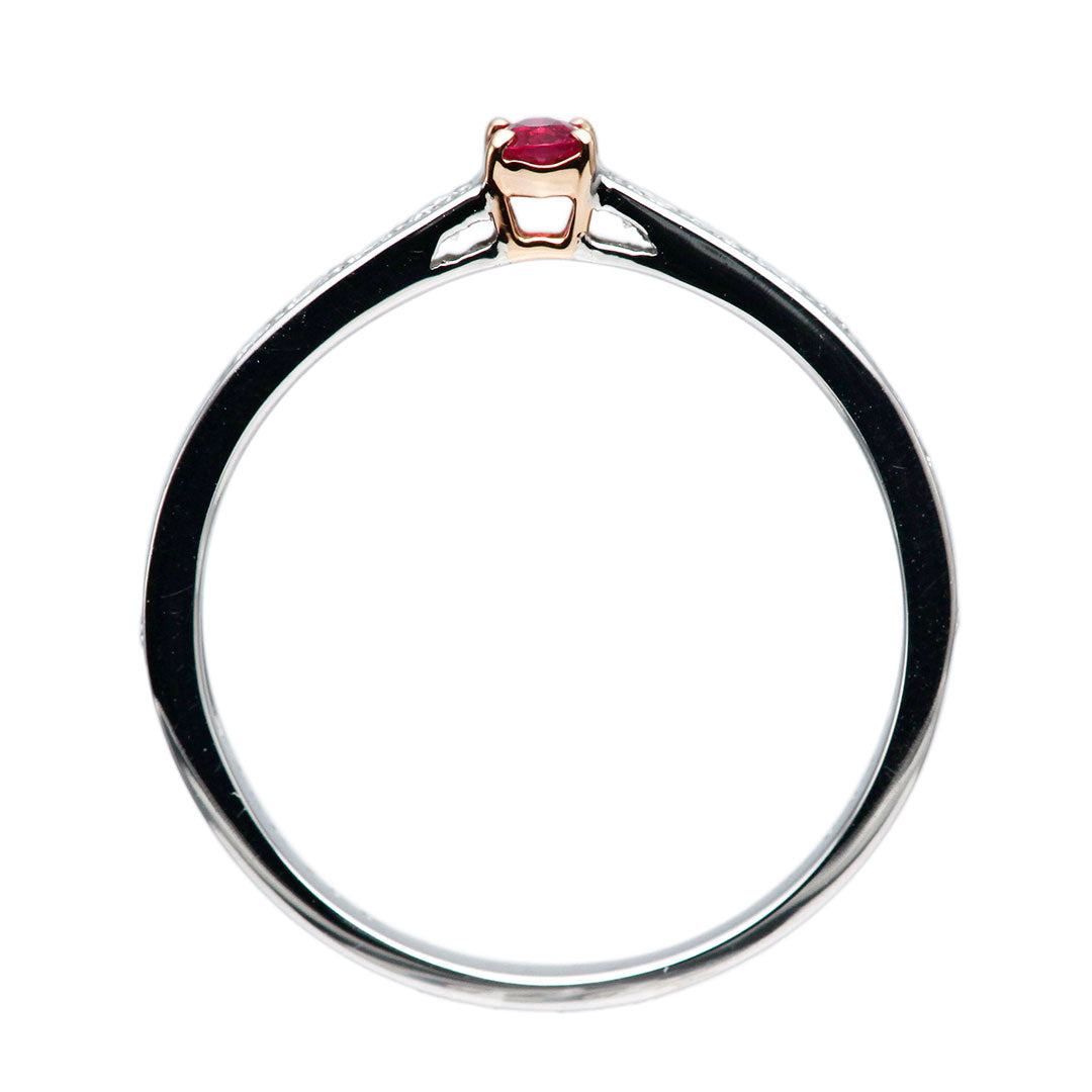ウォーターオパール ダイヤモンドリング OP 1.25ct D 0.27ct