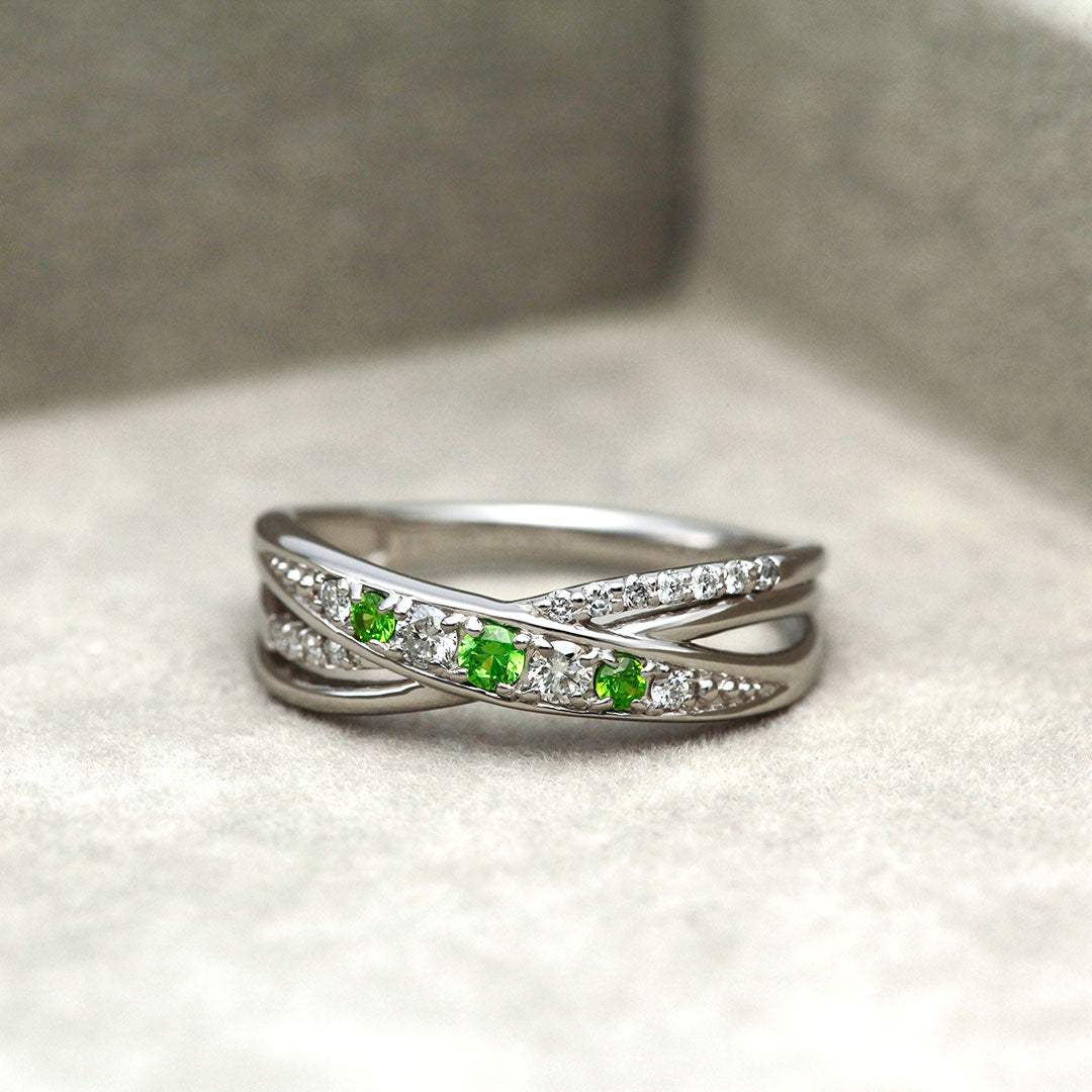 Demantoid garnet ring | RX01392