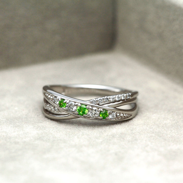 Demantoid garnet ring | RX01392