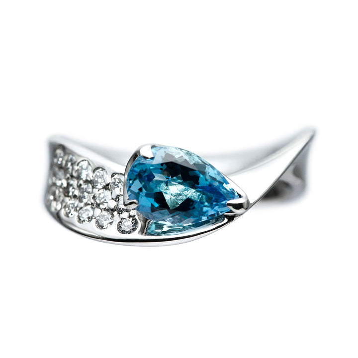 Santa Maria color aquamarine ring | RX01402