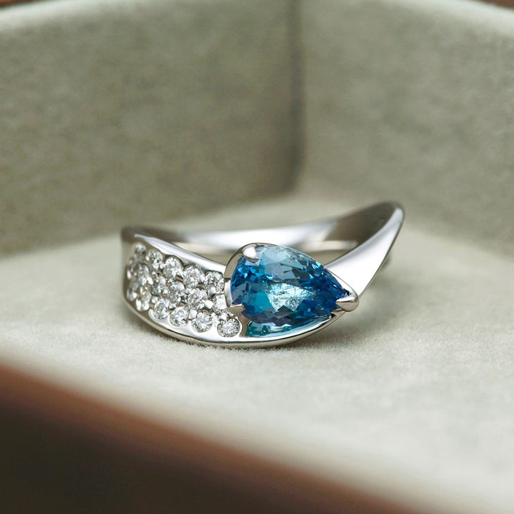 Santa Maria color aquamarine ring | RX01402