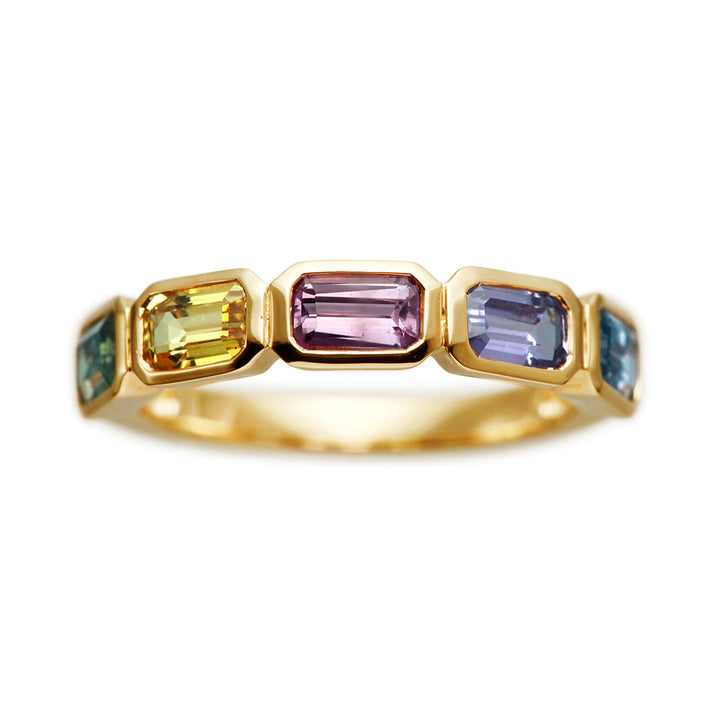 Non-heated colored sapphire ring | RX01404