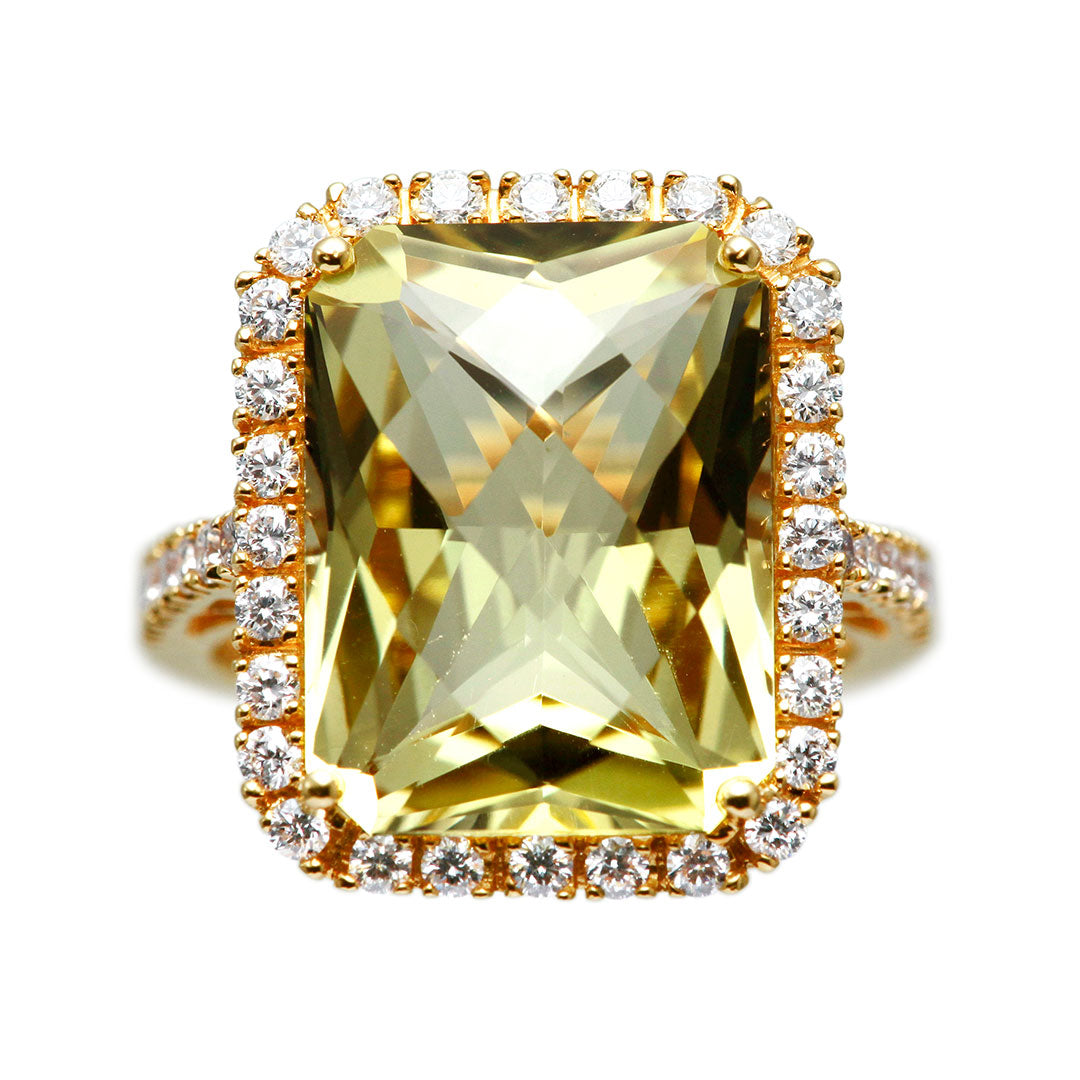 <tc>Lemon Quartz Ring ｜ RX01410</tc>