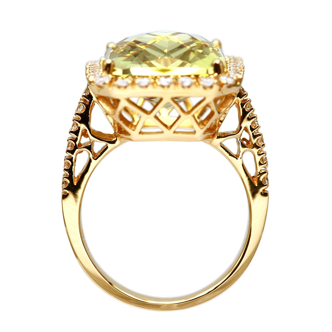 <tc>Lemon Quartz Ring ｜ RX01410</tc>