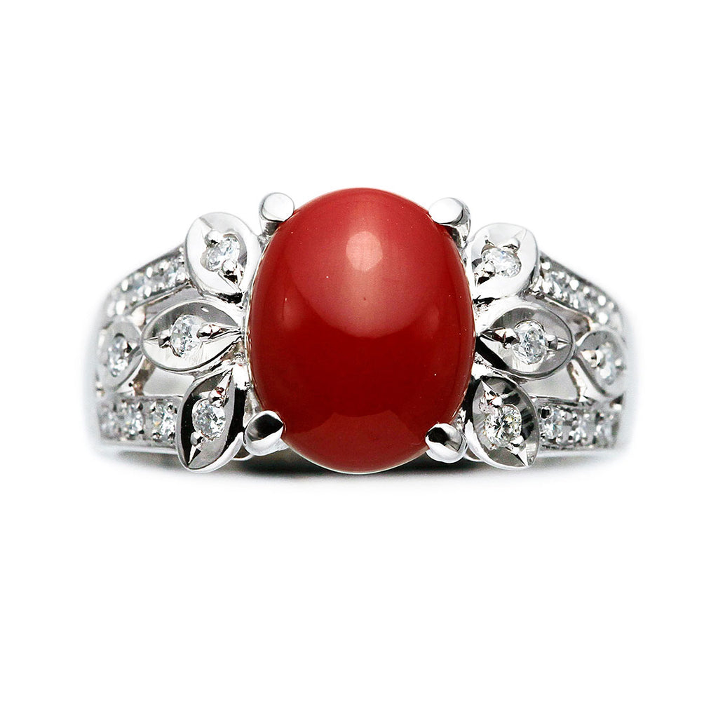 珊瑚 リング（指輪） ｜ RX01413 – 大阪心斎橋 宝寿堂〈HOUJUDO〉