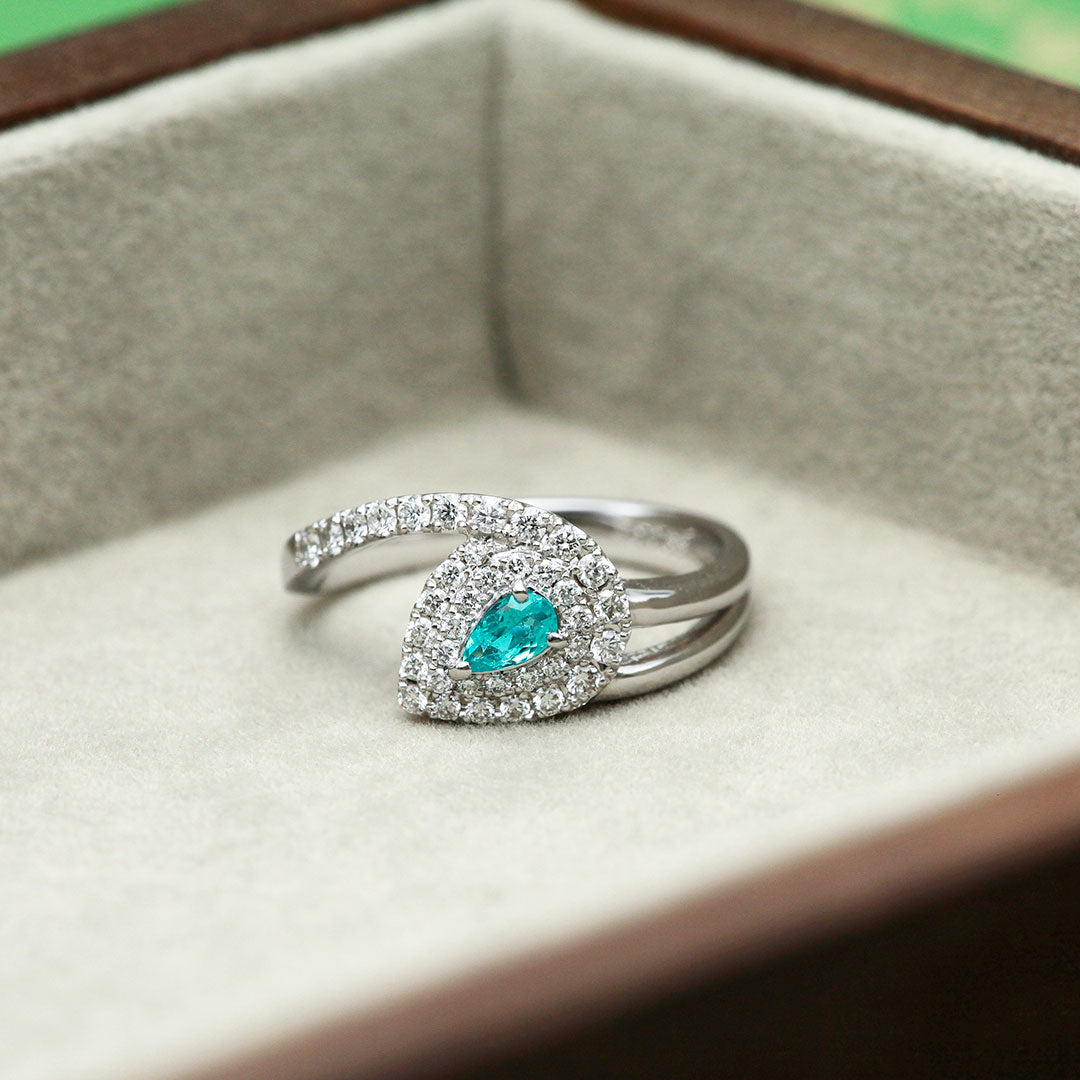 パライバトルマリン（ブラジル産） リング（指輪） ｜ RX01417