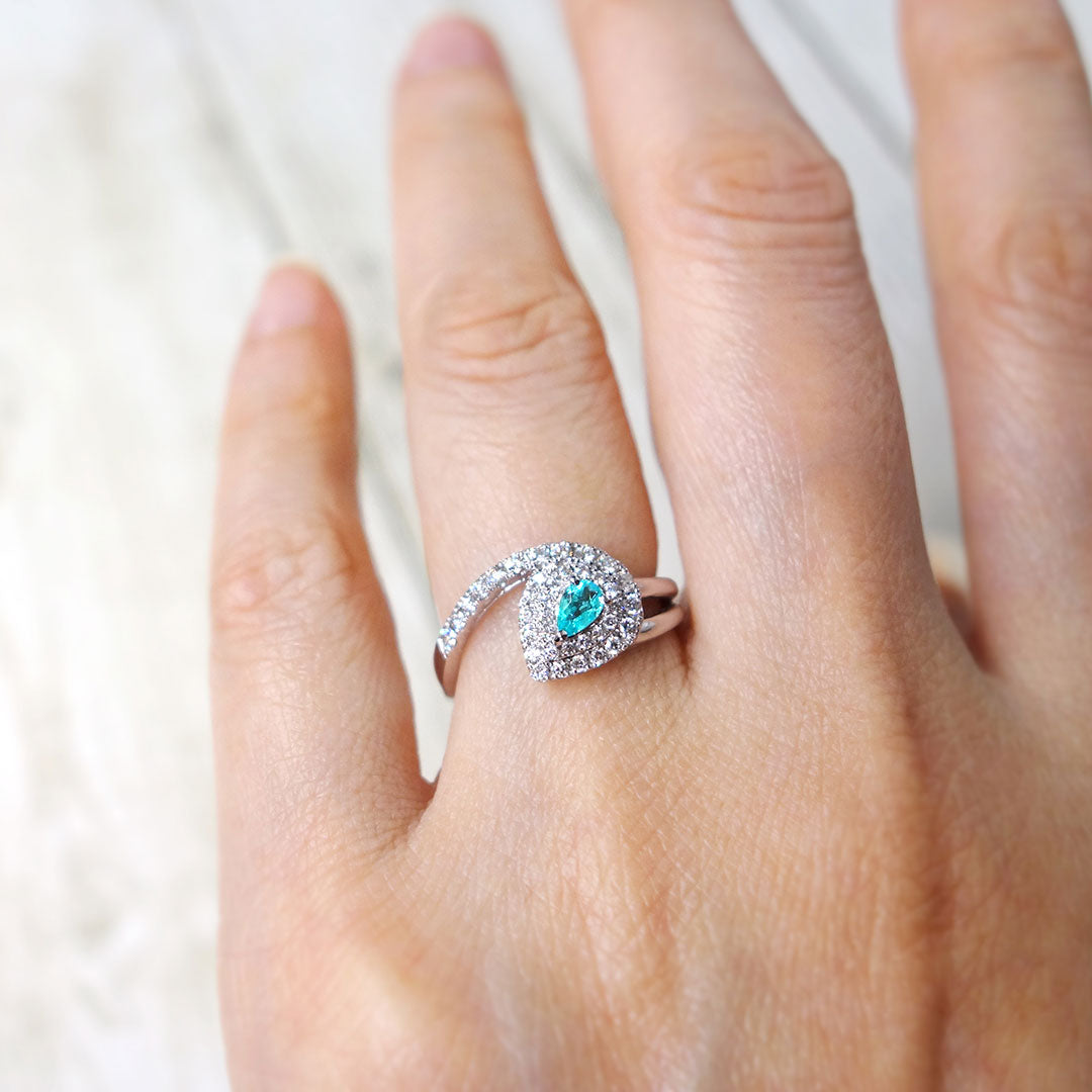 パライバトルマリン（ブラジル産） リング（指輪） ｜ RX01417