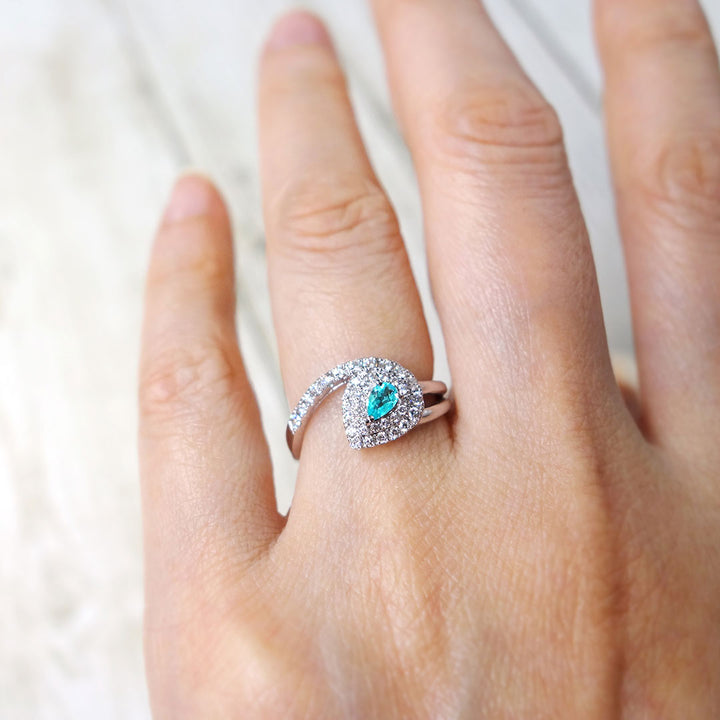 パライバトルマリン（ブラジル産） リング（指輪） ｜ RX01417